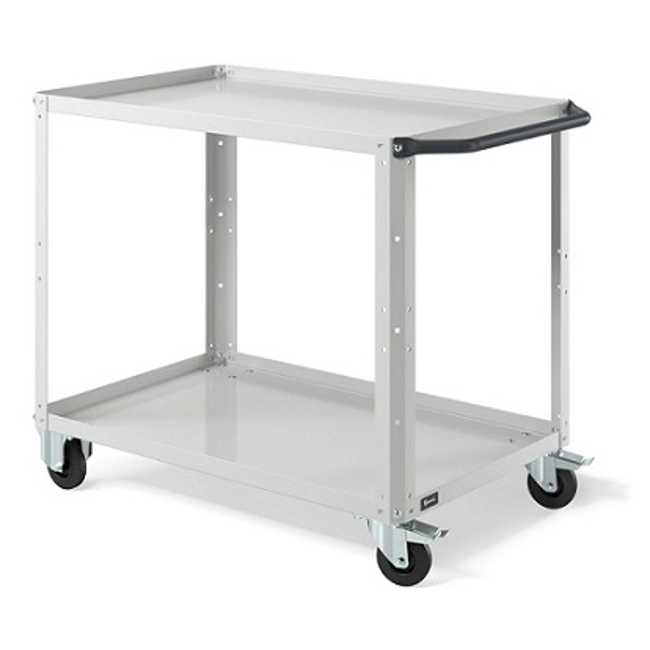 Vendita online Carrello Clever 1003 Large mm.1024x615x817H - Grigio Chiaro RAL7035